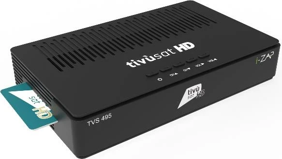 Dekoder satelitor I-ZAP TVS495, HD, i zi
