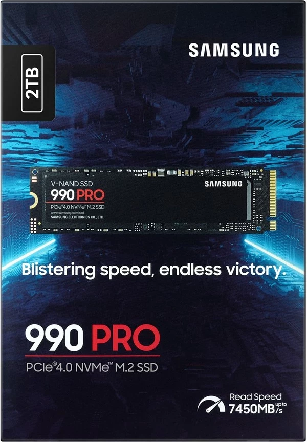 SSD Samsung 990 PRO, 2 TB, M.2, PCI Express 4.0, i zi