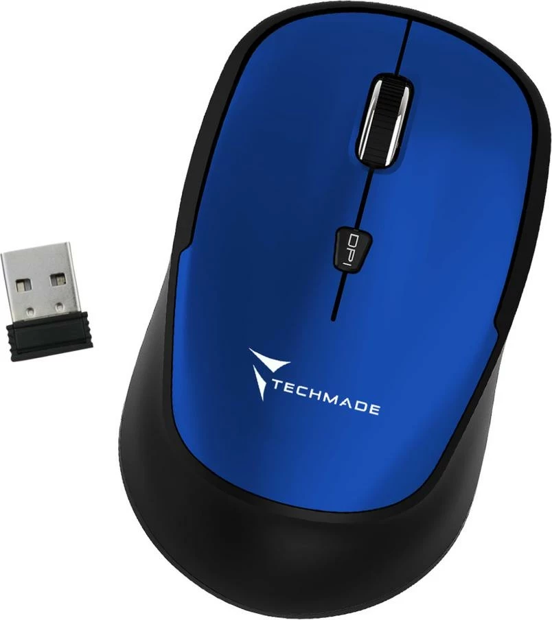 Maus wireless Techmade TM-XJ35, Blu