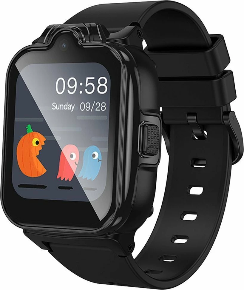 Smartwatch HOCO Y104 me 4G thirrje, GPS, SOS, për fëmijë, i zi