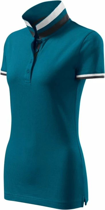 Maicë Polo Malfini për Femra, ngjyrë blu petrol