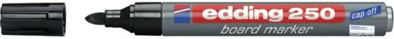 Marker whiteboard, Edding, 250 (4-250001/4250001), majë e rrumbullakët 1.5–3 mm, i rimbushëm, i zi