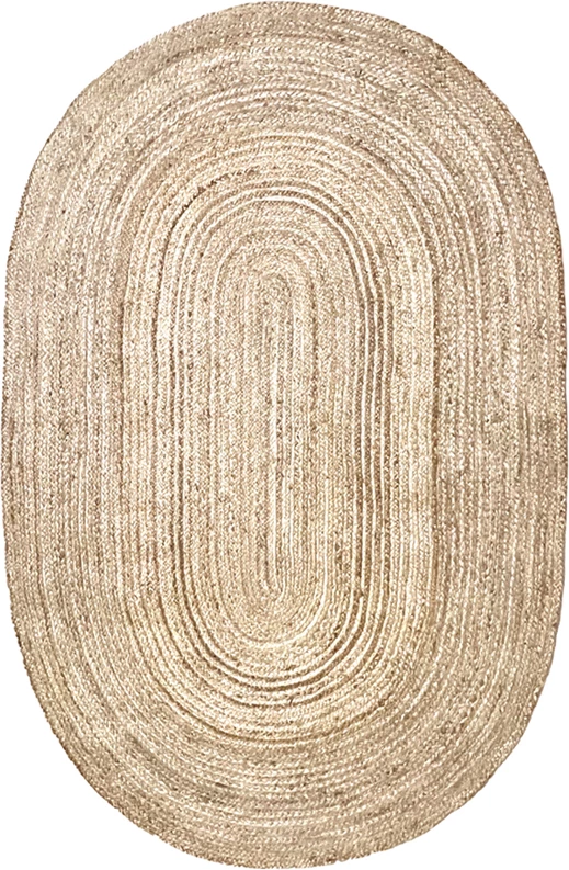 Qilim Maley për dhomë dite, jute natyrale, 210x140