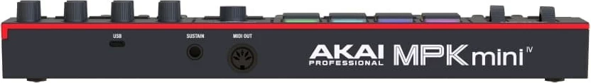 Kontrollues MIDI AKAI MPK Mini MK4, 25 taste, 8 pads, i zi