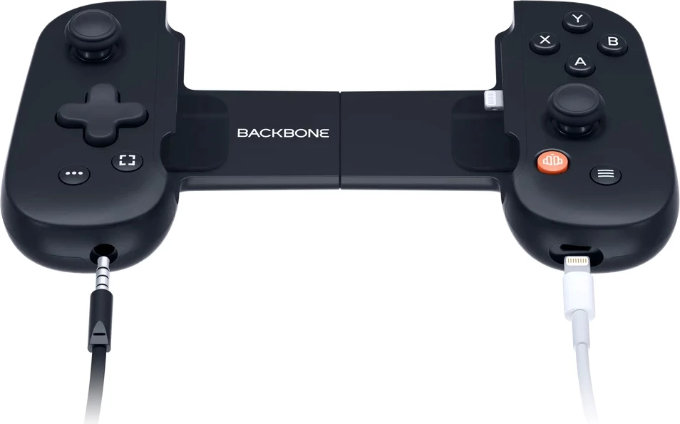 Kontroller gaming BACKBONE One për iPhone (Lightning), i zi
