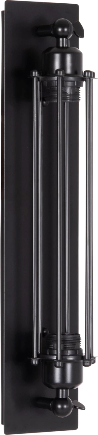 Aplik muror me 2 drita BEACON, metalik, ngjyrë e zezë, FH4463, 10x10x47cm