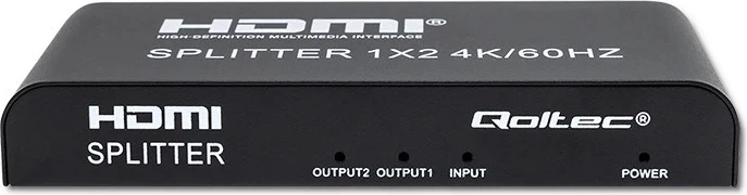 Splitter HDMI aktiv Qoltec 51797, 2 x HDMI, 4K x 2K, 60Hz, i zi
