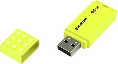Pendrive GOODRAM UME2 64GB USB 2.0, e verdhë