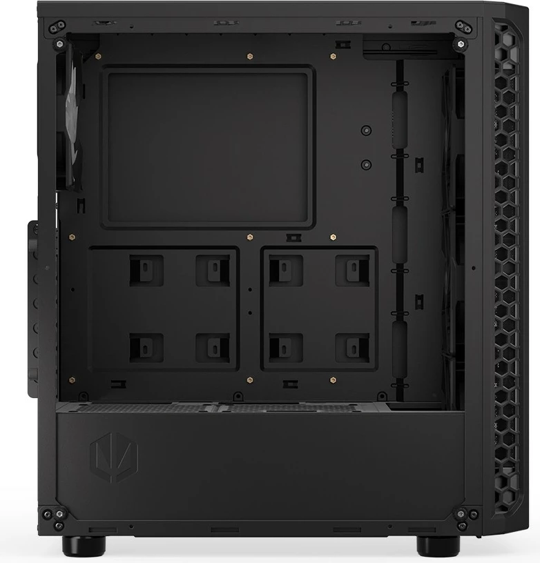 Kasë Endorfy Signum 300 ARGB, Midi Tower, xham i fortë, 4 ventilatorë ARGB, e zezë