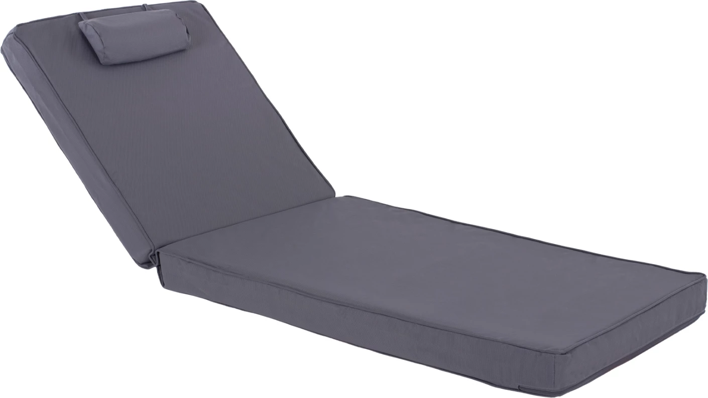 Jastëk për shezlong, ngjyrë gri, FH11237.30T, 194(114+1+73)x72x11Hcm