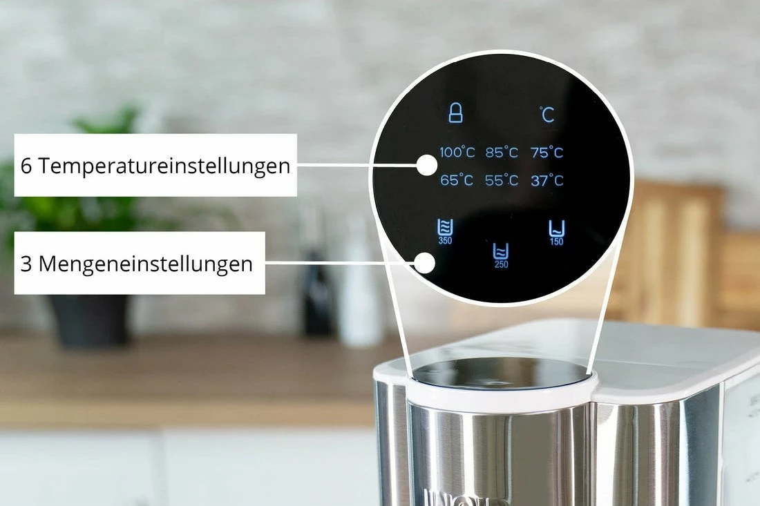 Ngrohës uji UNOLD 18610 Ava Express, 2200W, 6 temperatura, bardhë