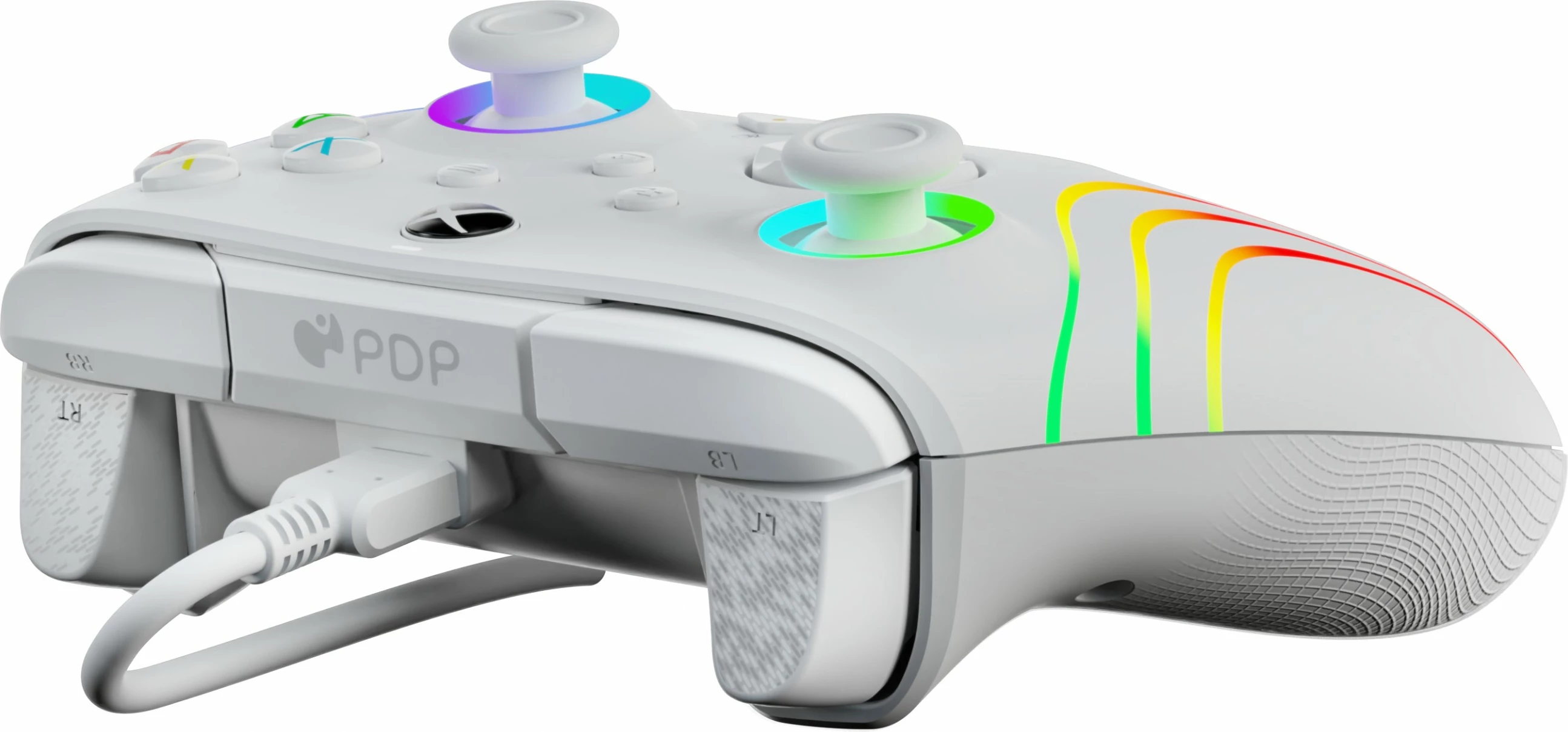 Gamepad PDP Afterglow Wave, Xbox Series X|S, PC, i bardhë