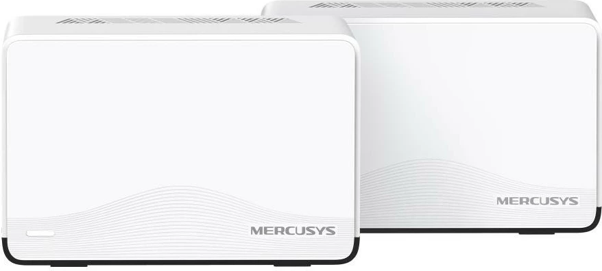 Router mesh Mercusys Halo H27BE 2-pack, WiFi 7, 2.4/5 GHz, i bardhë