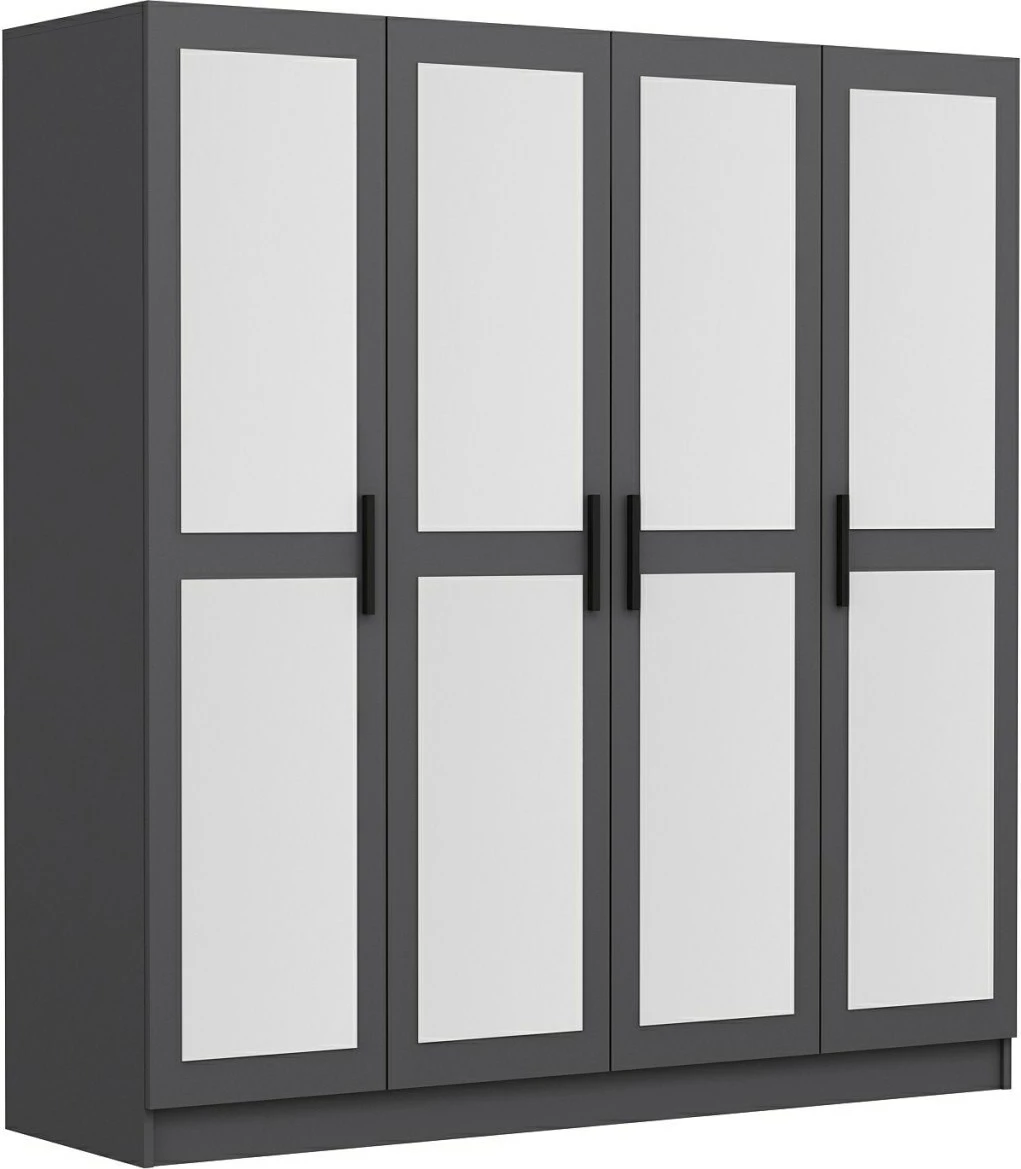 Dollap Skye Decor, ngjyrë antracit, 180x210x52cm