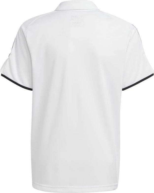 Fanellë polo për fëmijë adidas, e bardhë