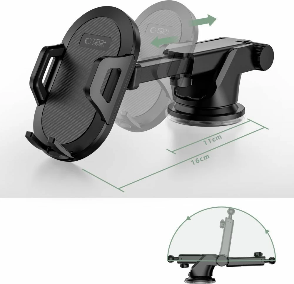 Mbështjellës makinës Tech-Protect V1 për xham ose panel, i zi