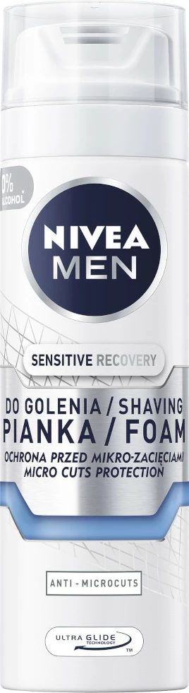 Shkumë për rrojë për meshkuj Nivea Men Sensitive Recovery Regenerating 200ml