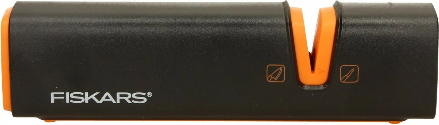 Mprehës thikash Fiskars FF 978700/1003098, zi/portokalli