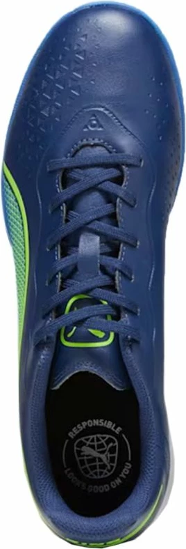 Atlete futbolli për meshkuj Puma King, blu marin