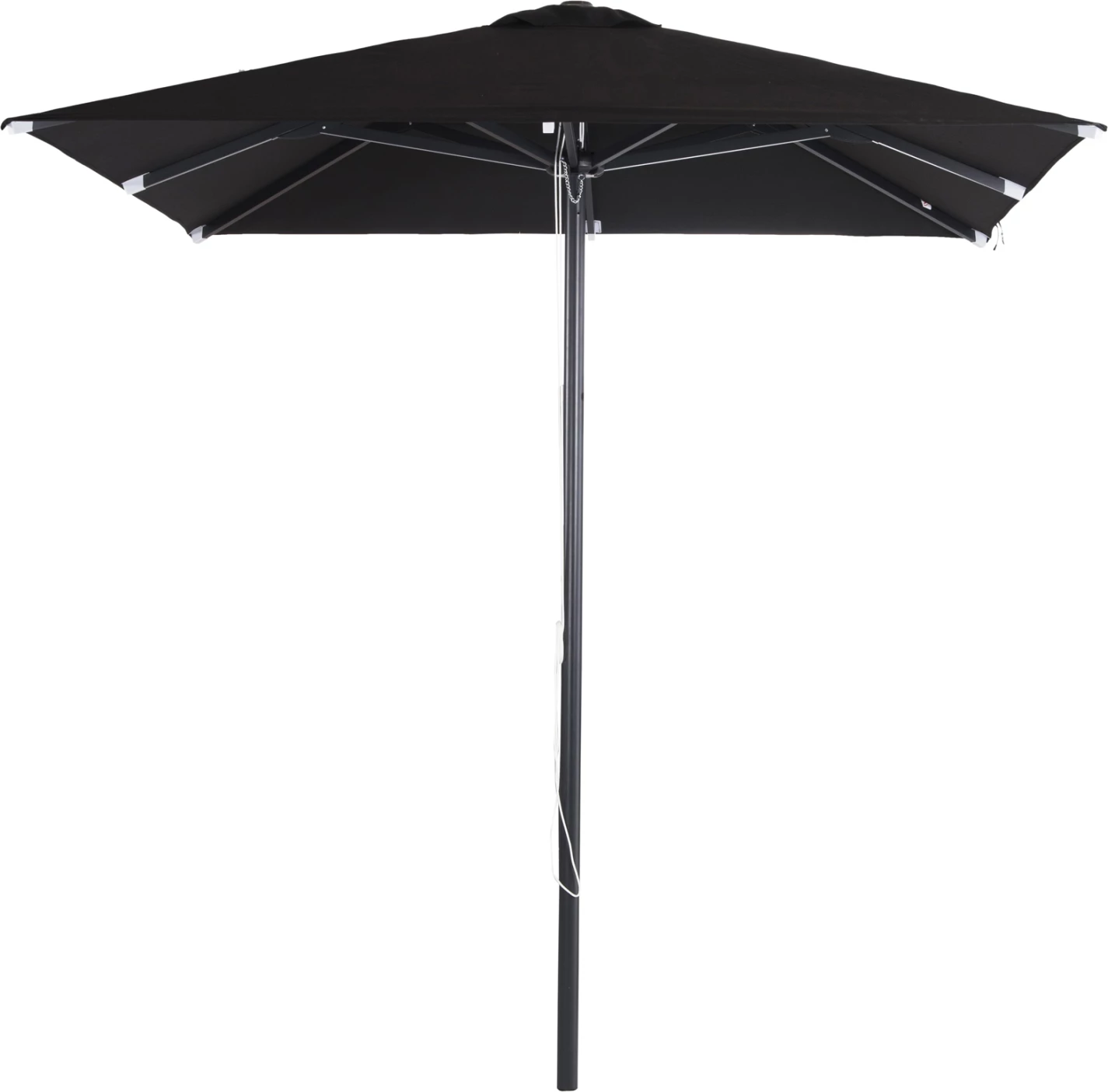 Çadër profesionale ALU 2.20x2.20 pëlhurë e zezë akrilike 8 rreze FH6013.03