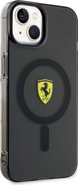 Mbështjellës Ferrari FEHMP14MURKK për iPhone 14 Plus 6.7", MagSafe, i zi
