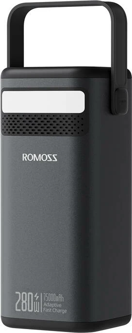 Powerbank Romoss PMT75-DC 75000mAh 280W, e zezë