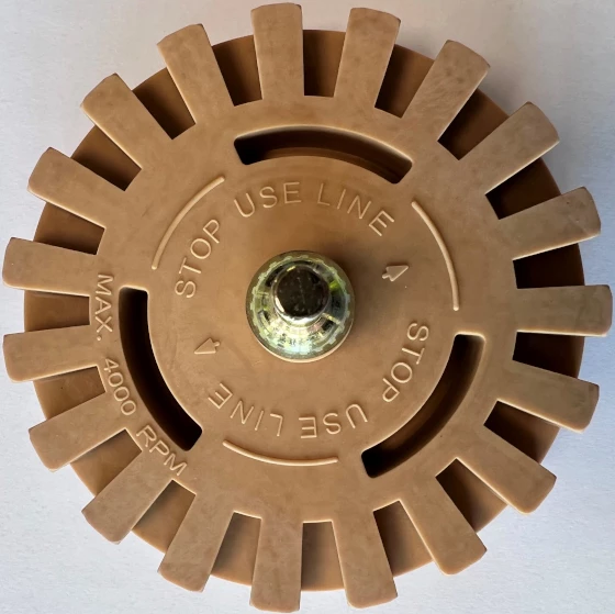 Radirkë Trayal për heqje ngjitësi nga fellnet, max 4000 RPM, kafe