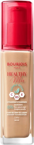 Fondatinë Bourjois Healthy Mix Clean Vegan Illuminating 54 Beige 30ml