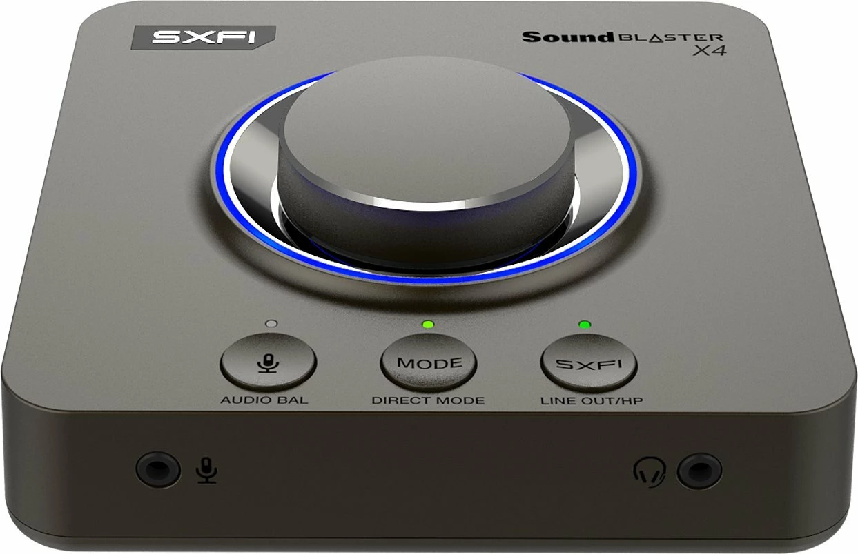 Kartelë zëri ekstern Creative Sound Blaster X4 (70SB181500000), USB-C, 7.1, 24-bit/192 kHz, 114 dB, e zezë