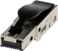 Konektor RJ-45 Axis 01996-001, Mashkull, i Drejtë, Metalik, Plastik, Cat5e/Cat6, i Zi