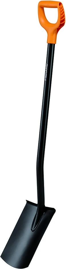 Lopatë e drejtë metalike Fiskars Solid 1066717, 116.6 cm, e zezë