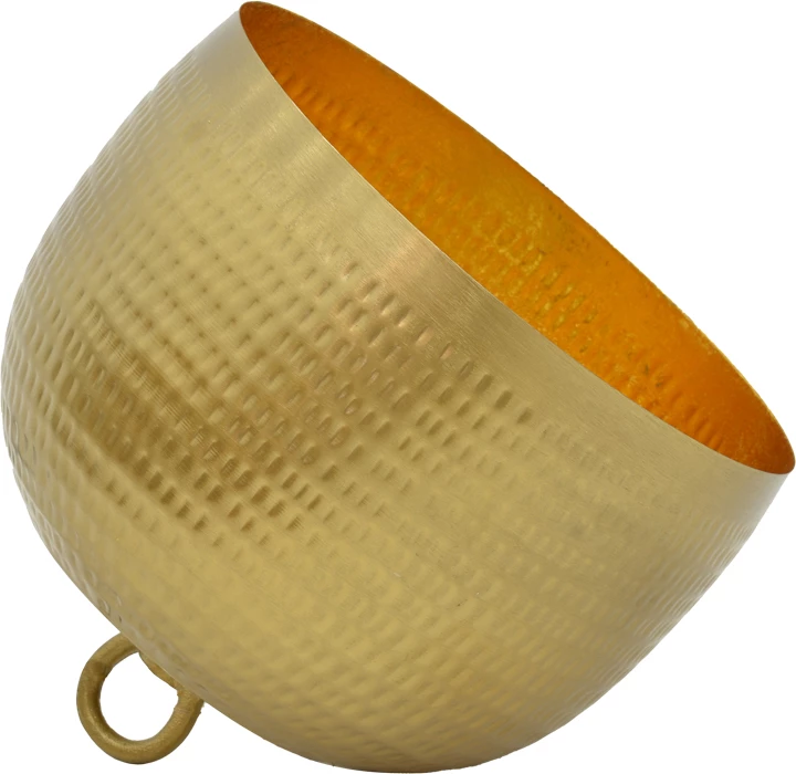 Llambë dyshemeje Lightie Inart E27 metal i artë D35x33cm