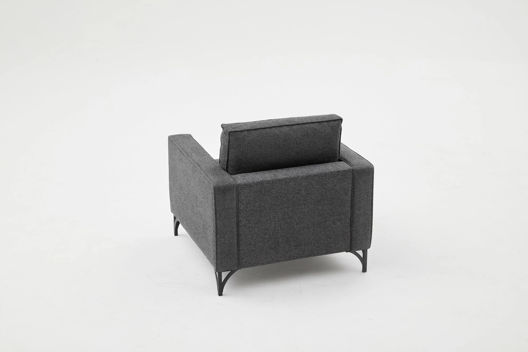 Karrige një vendëshe Atelier del Sofa, Berlin, antracit, e zezë
