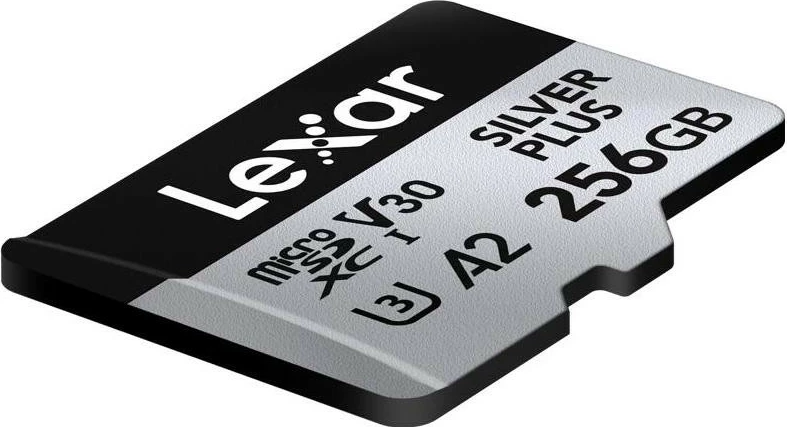Kartelë memorie Lexar Professional SILVER Plus 256GB microSDXC, UHS-I, U3, V30, A2