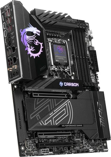 Pllakë amë MSI MPG Z890 CARBON WIFI, Intel, LGA 1851, 256 GB, e zezë