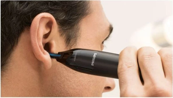 Makinë rroje Philips NT1650/16 për hundë dhe veshë, e zezë