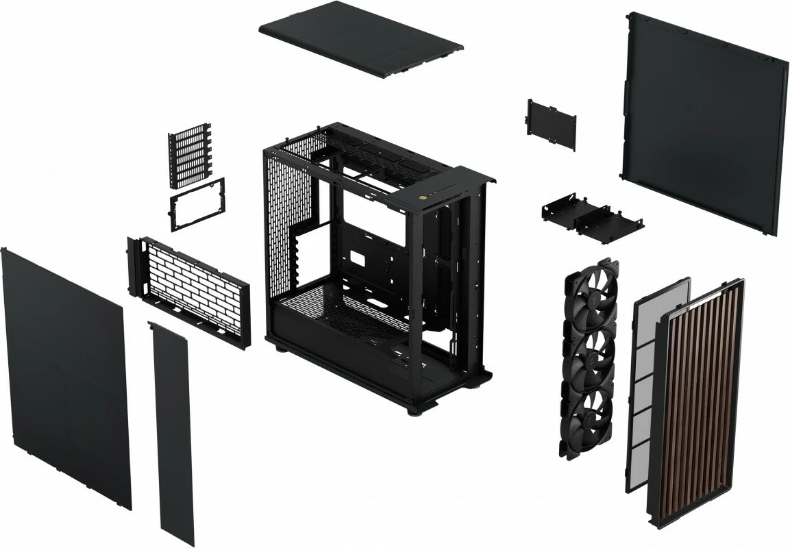 Kasë Fractal Design North XL, Midi Tower, FD-C-NOR1X-01, e zezë