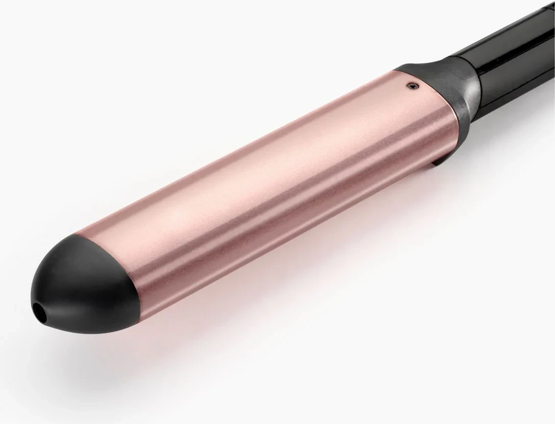 Ondulues flokësh, BaByliss C457E, 28mm, 160-210°C, quartz-ceramik, automatik ndalesë, rozë e artë/zezë