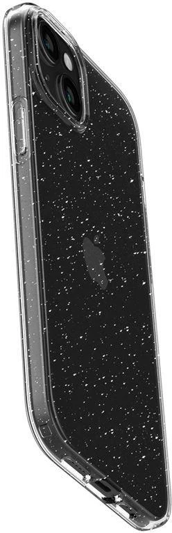 Mbështjellës Spigen Liquid Crystal Glitter për iPhone 15 Plus, Transparent me shkëlqim