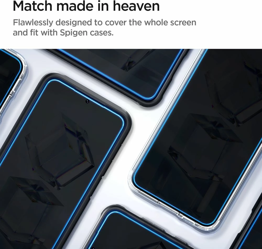 Mbrojtës ekrani xham i temperuar Spigen Glas.tR EZ Fit për Samsung Galaxy S23+, 2 copë