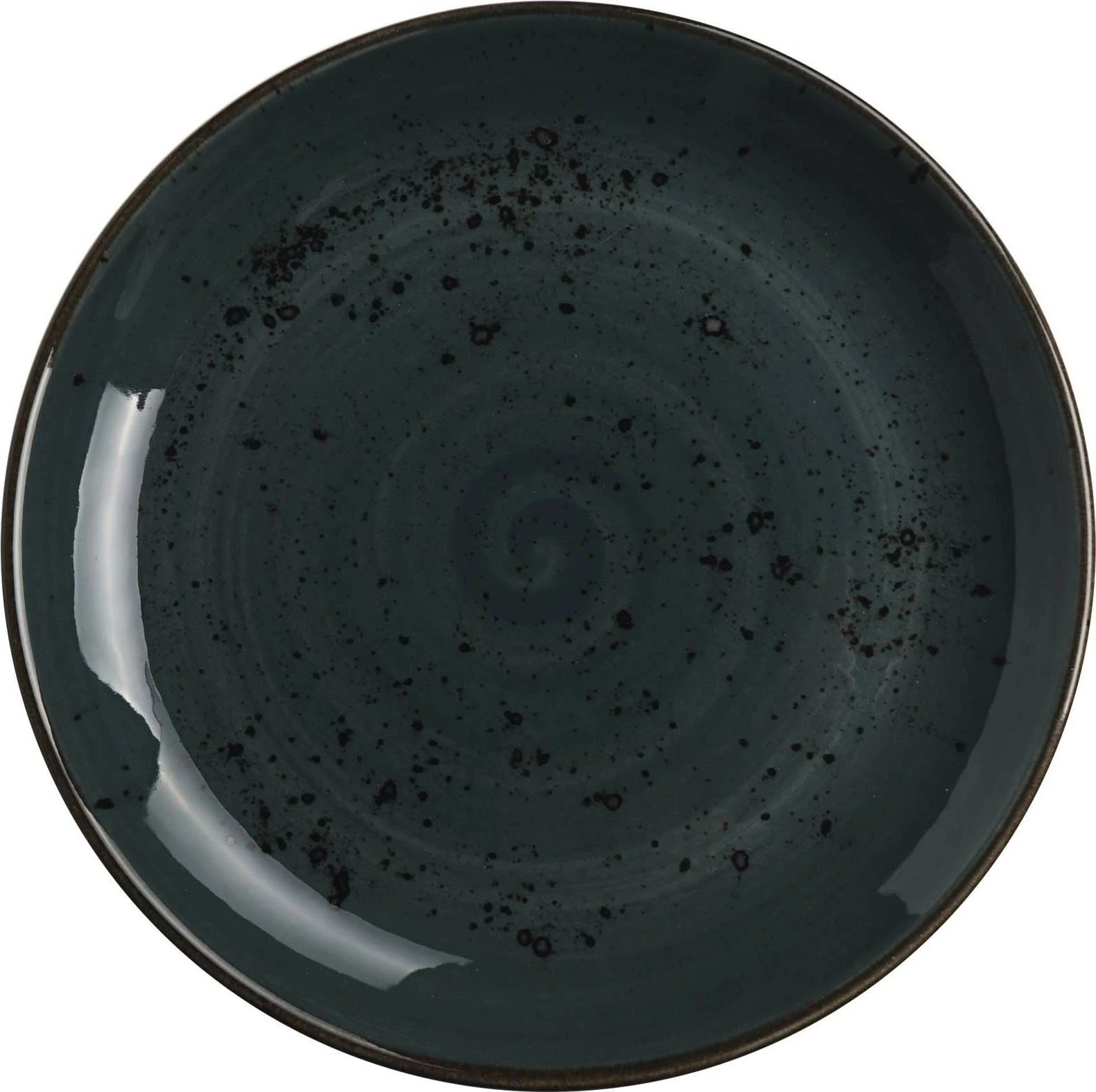 Pjatë e sheshtë Fine Dine Arando Ø240 mm, porcelan, gri, set 6 copë