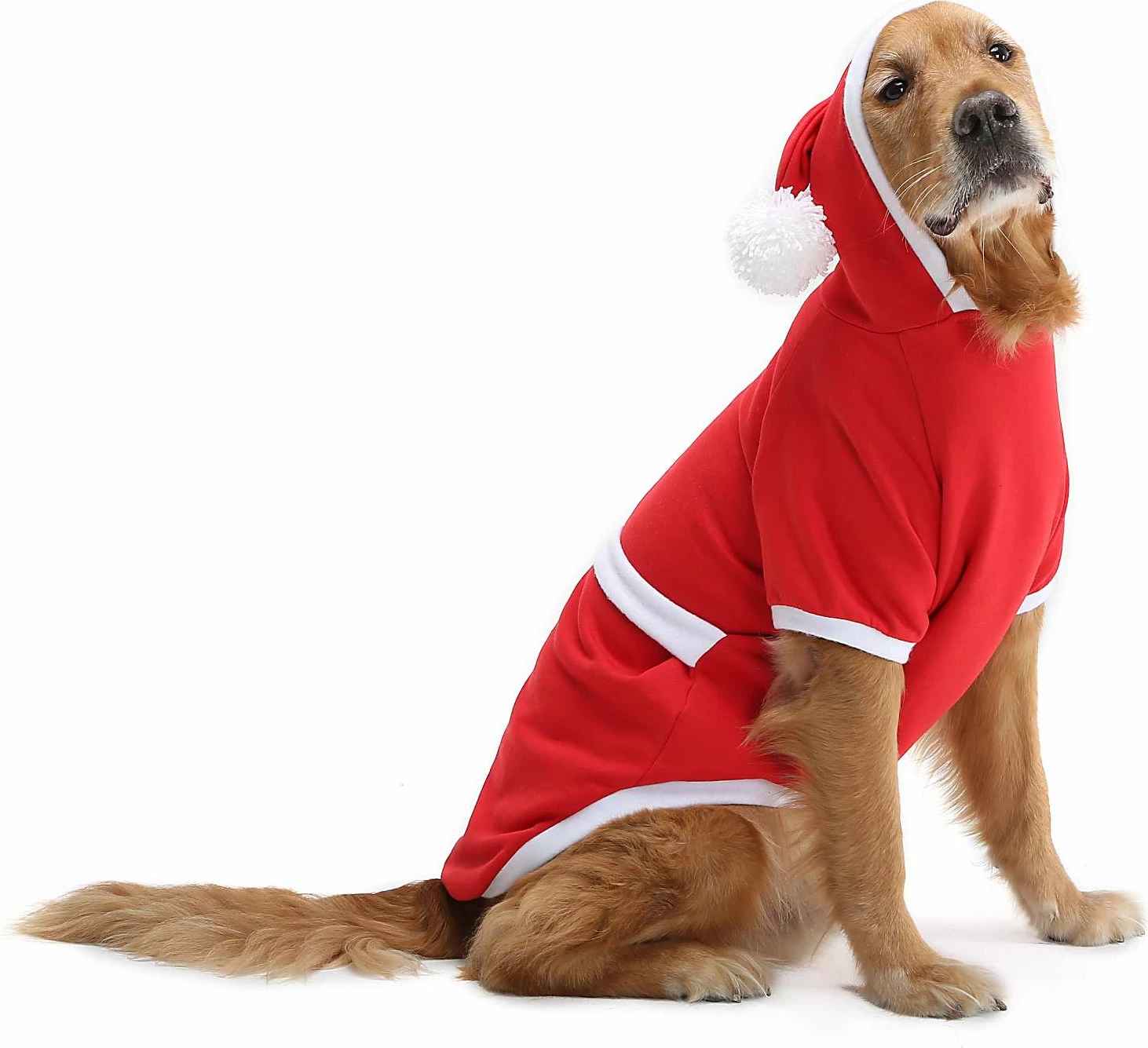 Bluze me kapuç për qen, e kuqe, Paws & Whiskers, Christmassweat