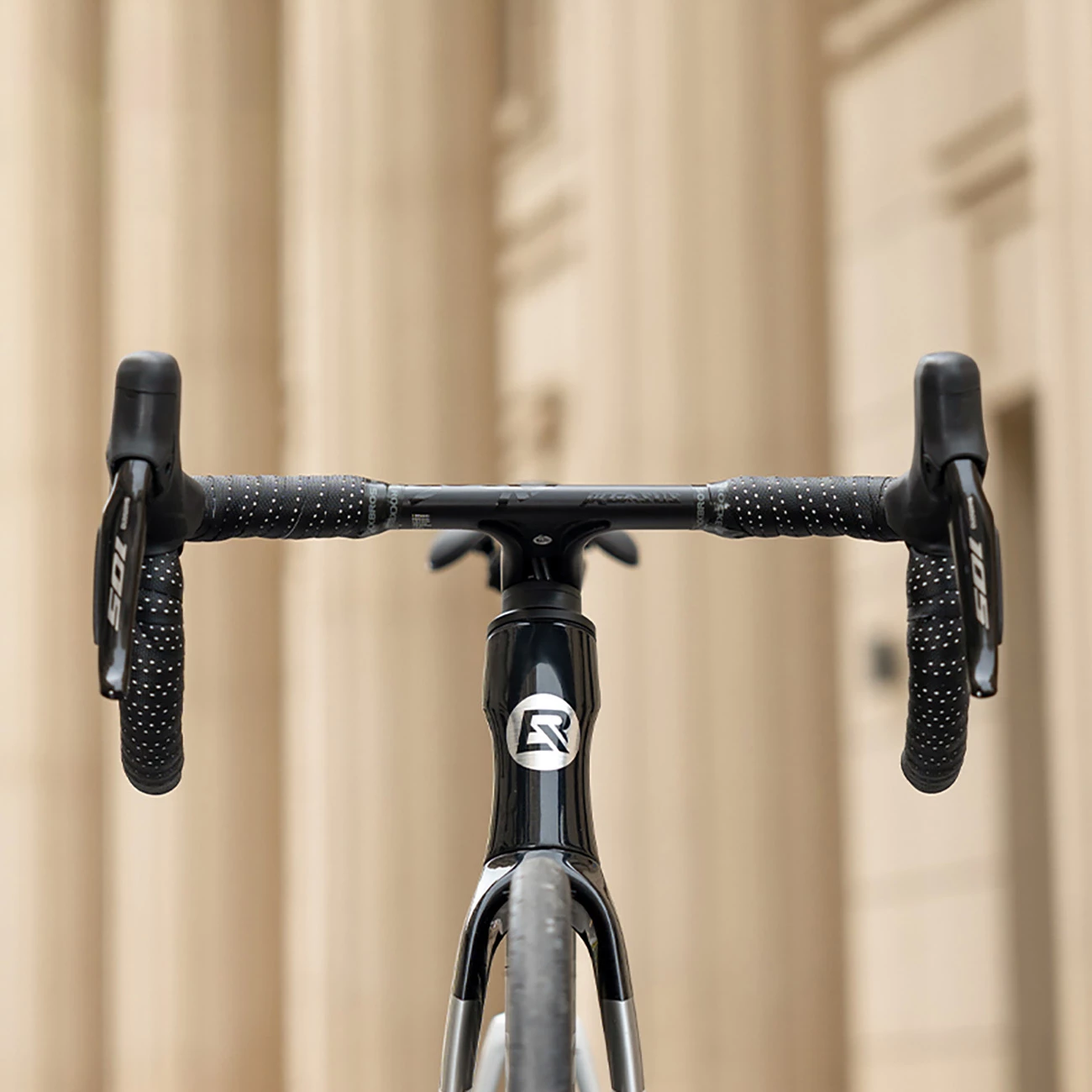 Mbështjellës timoni Rockbros 71240004012, silikon i perforuar, 220 cm, Portokalli, set 2 copë