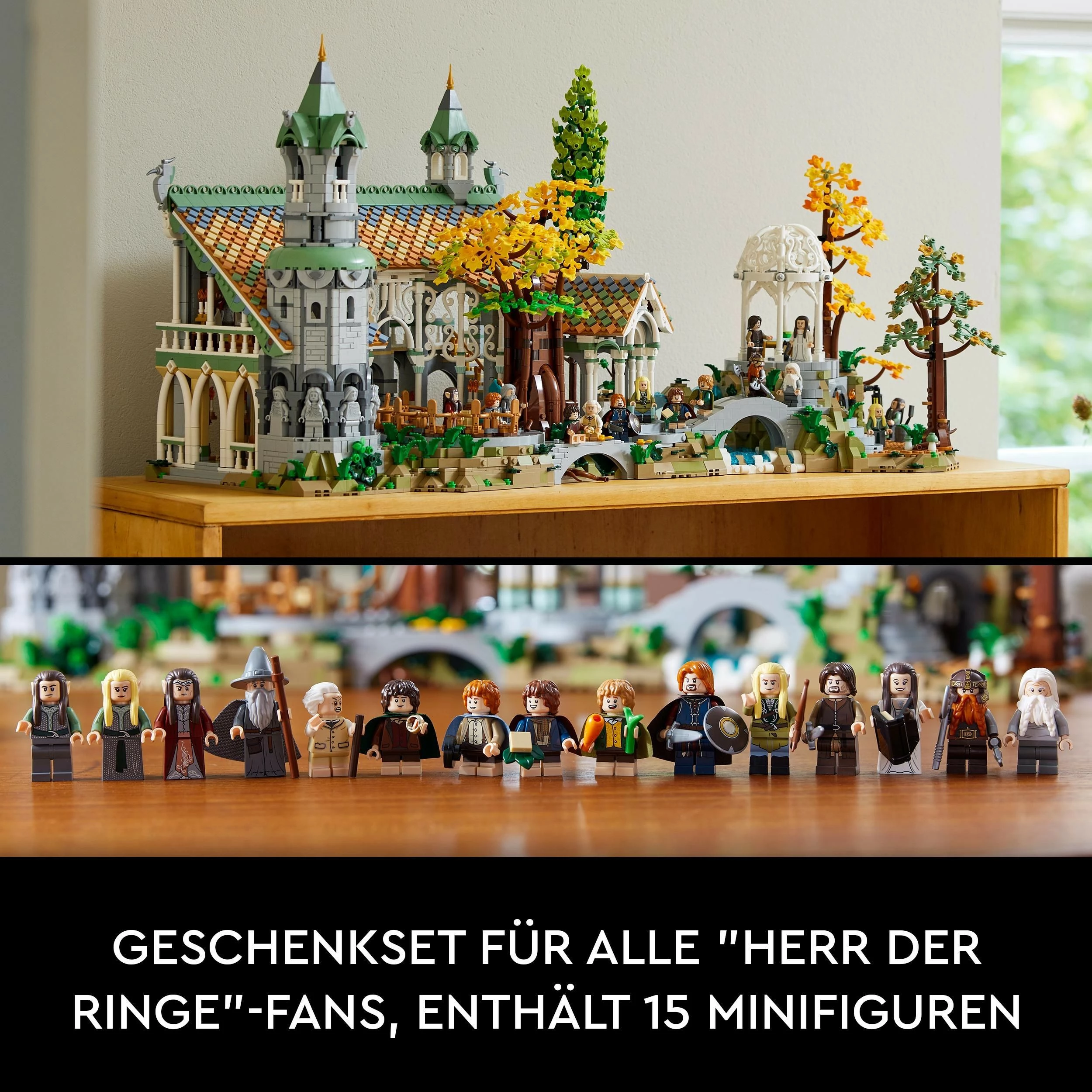 Set ndërtimi LEGO The Lord of the Rings: Rivendell, 6167 pjesë, plastikë, shumëngjyrësh