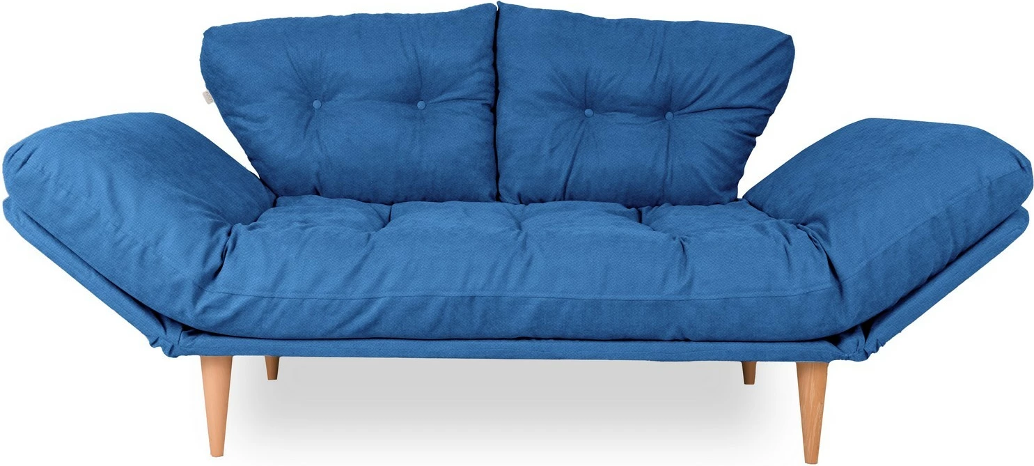 Divan-krevat treshe, ngjyrë Parliament Blue, Nina Daybed GR108