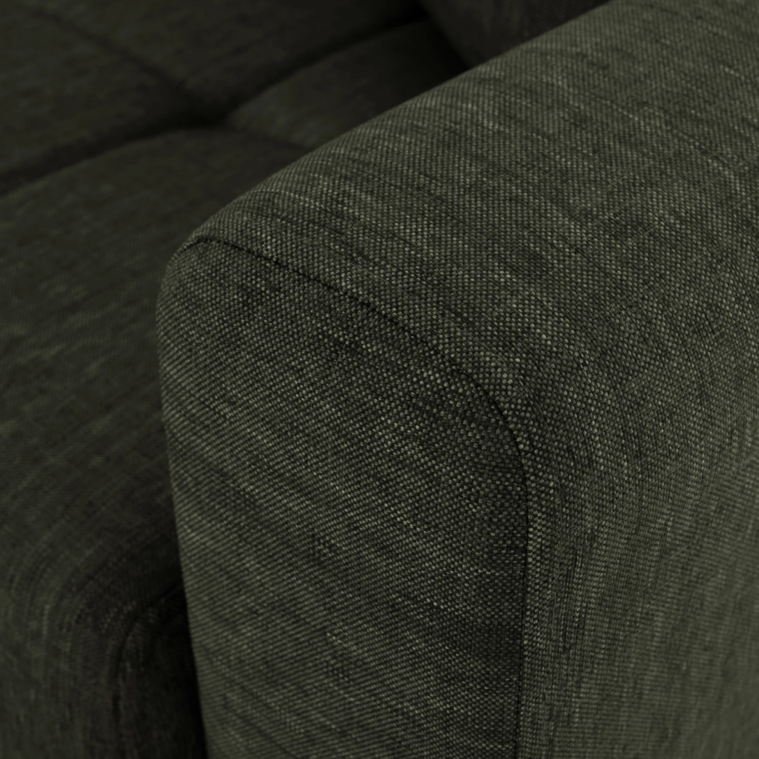 Divan 2-vendësh me shtrat, shpinë e lartë, ngjyrë ulliri e errët, FH3243.05, 160x84x88 cm