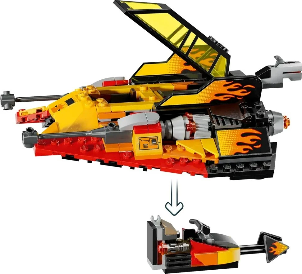 Set LEGO Star Wars The Force Burner Snowspeeder 75414, 349 pjesë, 3 minifigura