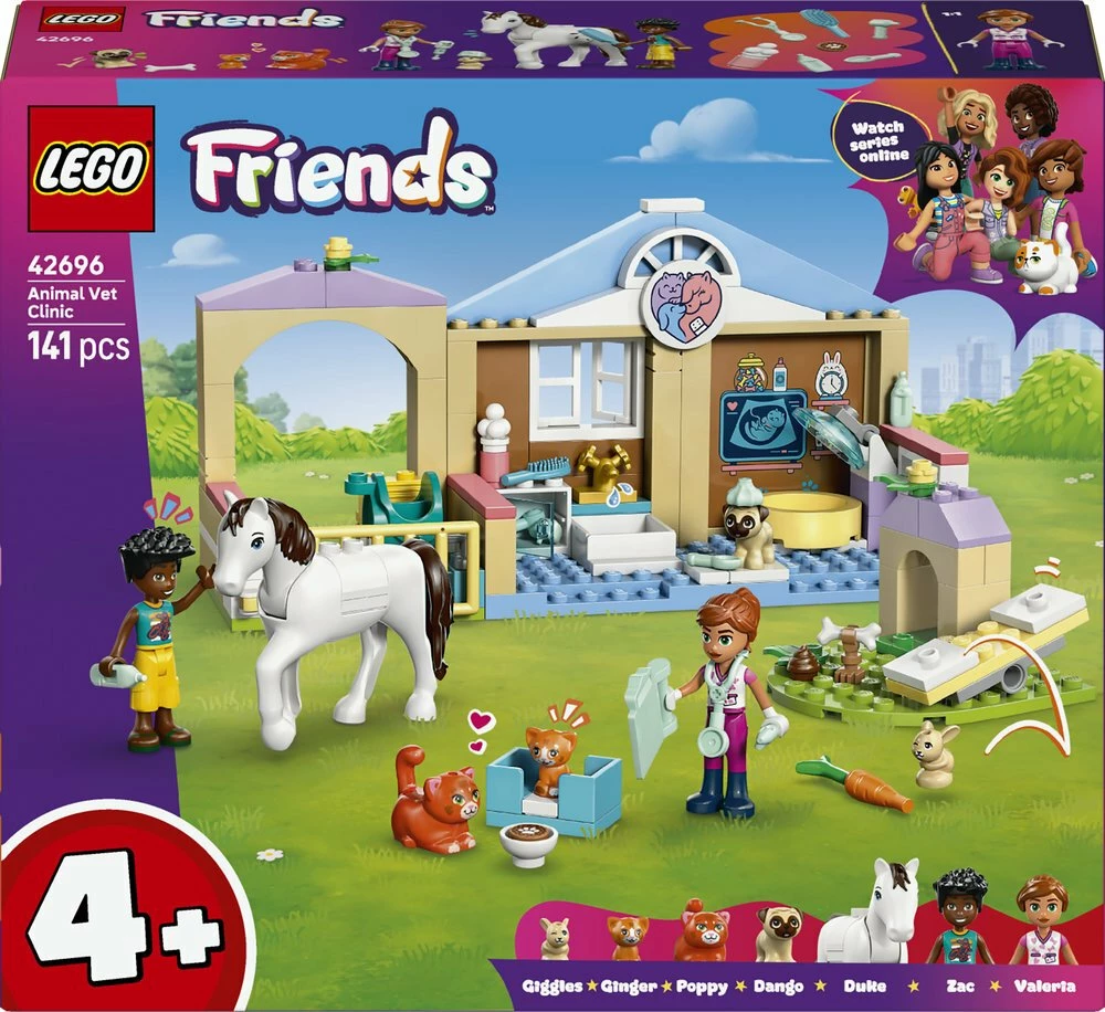 Set LEGO Friends Animal Clinic 42696, 141 pjesë (4+)