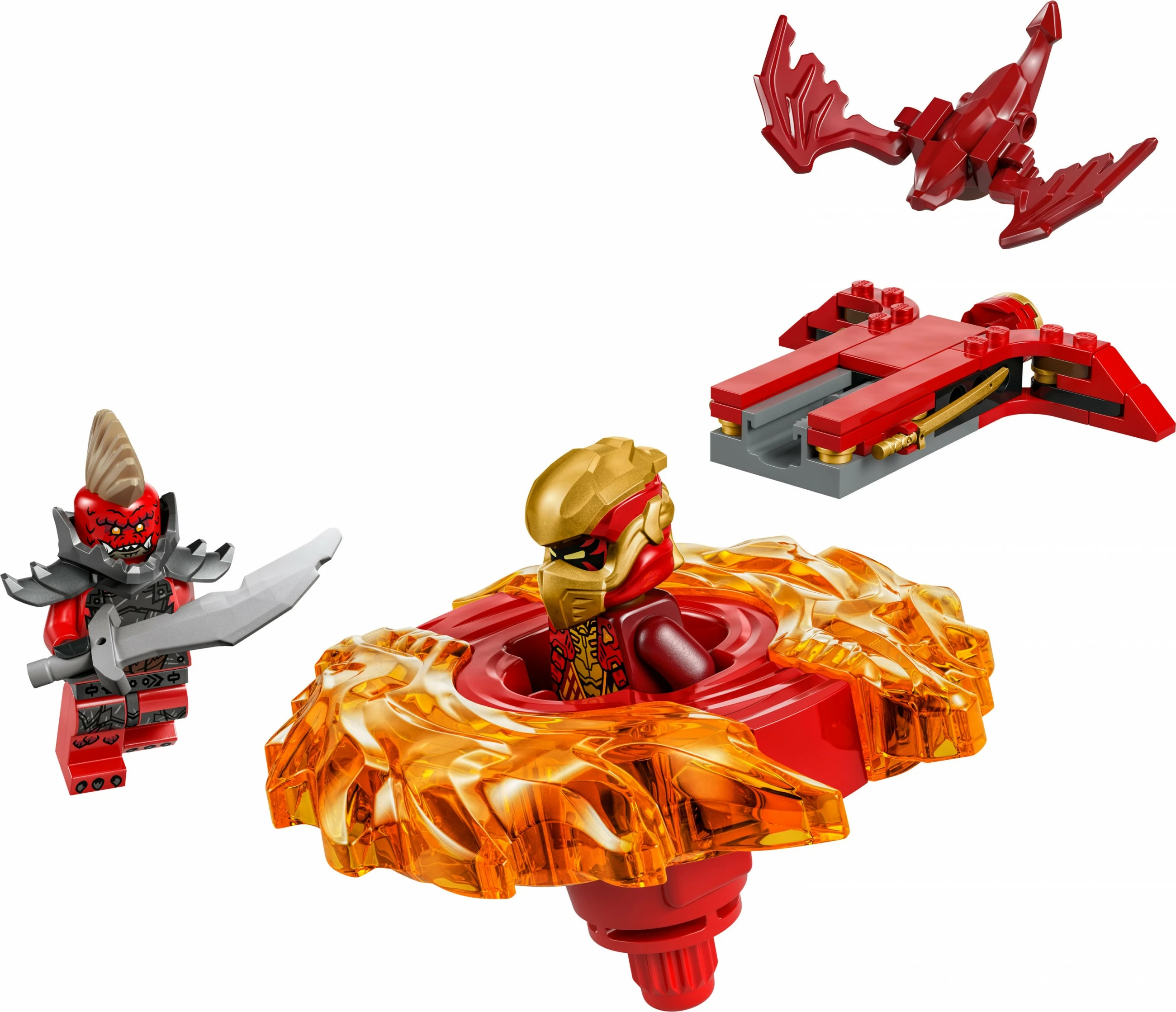 Set ndërtimi LEGO Ninjago 71823 Kais Drachen-Spinjitzu-Spinner, 54 pjesë, multikolor