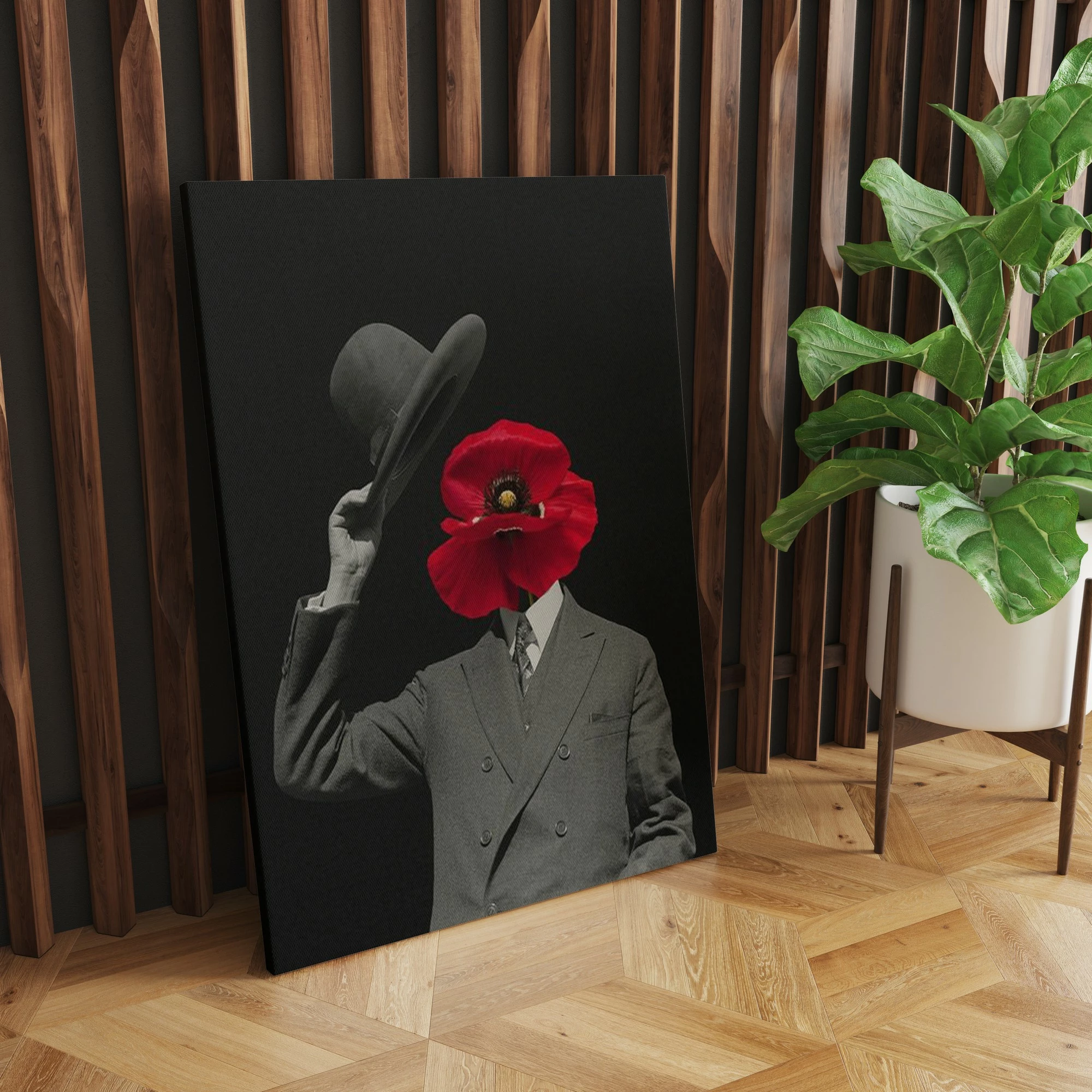 Pikturë dekorative në kanavacë, shumëngjyrëshe, 50x70cm, Wallity